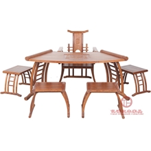 小扇形红木茶几实木茶桌茶几简易组合厂家批发亿诺红木家具