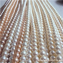 供应9-10MM四面光A1AA淡水珍珠项链批发HFY1-069