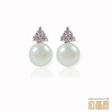 豪钻款【经典贵妃】8-9MM天然淡水珍珠耳订批发HFY-062