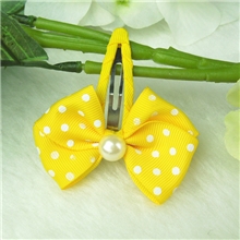 儿童蝴蝶结发夹韩版甜美发饰水滴夹边夹甜美饰品两个一包