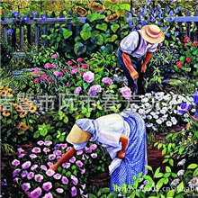 供应大型壁画材料弱溶剂无缝壁画专用牛津布