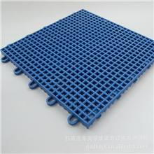 厂家直销运动拼装地板|悬浮式体育地板|镂空网球场地板