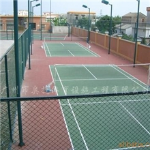 广州奥捷专业施工硅PU塑胶羽毛球场亲水pu球场批发