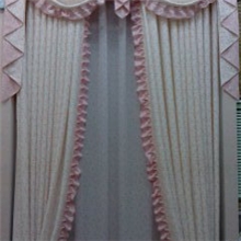 百褶窗帘温暖风小清新窗帘布