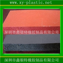 红色布纹发泡硅胶板