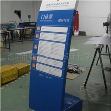 指示牌医院商场学校公共场所电解板异形立地指示导向牌