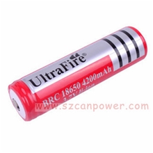 全新ultrafire神火18650锂电池4200MAH强光手电专用电池
