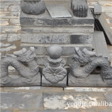 厂家直销古典建材供应多种高品质的青砖瓦屋脊饰兽龙