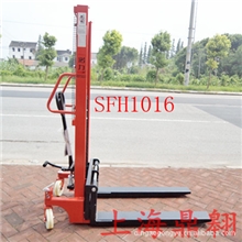 1吨轻型手动液压装卸车手动堆高车电动堆高机叉车诺力堆高车
