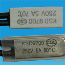 金属壳40度KSD9700温度开关常开型常闭型温控器温控开关热保护器