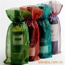 厂家热销热转印礼品纱袋包装礼品纱袋H型纱袋