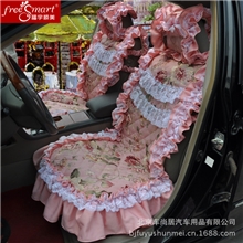 f福宇顺美夏季汽车座垫女性汽车座垫F008-01蕾丝汽车座垫座垫