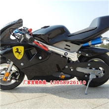 厂家批发供应雷改小跑车49cc迷你摩托车全新升级铝易拉