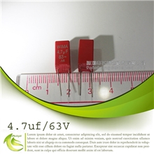 4.7UF63V47550V原装特价德国威马电容WIMA发烧电容脚距5mm