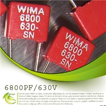 德国威马电容WIMA6800PF630V68263V100V脚距5mm全系列特价