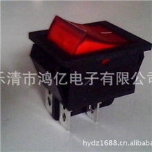 供应船形开关跷板开关KCD4带灯开关防水船型开关