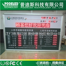 农村信用社汇率显示屏银行汇率牌数码显示屏