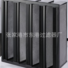 活性炭颗粒高效空气过滤器/活性炭无纺布空气过滤器/化学过滤器