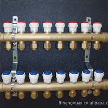 黄铜分水器-锻造一体式地暖分水器HF3-1.2*1216