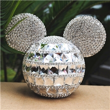 镶钻迪士尼米奇头彩汽车香水香膏|汽车香水座