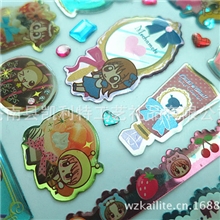 供应亮银滴胶水晶滴胶贴纸光银贴纸光银滴胶