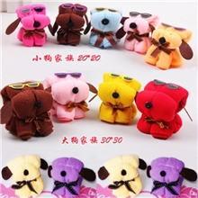 热销史努比小狗造型蛋糕毛巾儿童礼品毛巾活动促销赠品婚庆礼品