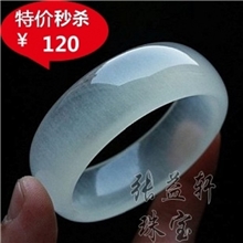 玉镯极品冰丝玉手镯加宽加厚冰种白玉手镯缠丝玉手镯批发供应