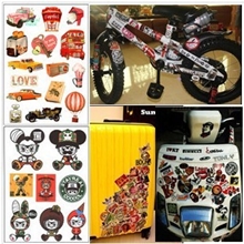 超炫旅行拉杆箱行李箱贴纸防水涂鸦潮牌复古日韩国风第二季