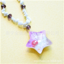 海洋琥珀吊坠贝壳串珠树脂工艺品造工精细低价促销欧美大牌