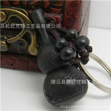 宝石铭乌木四神钥匙扣青龙白虎朱雀玄武汽车钥匙扣挂件葫芦