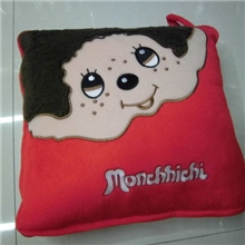 超柔卡通抱枕被