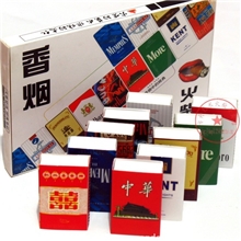 艺术火柴礼品火柴创意火柴安全火柴世界名烟标10盒装小额批发