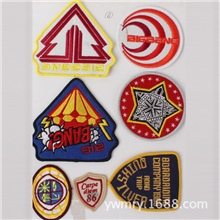 【商标订购】义乌厂家专业供应多款绿花包边服装标厂家直销