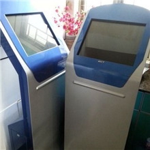 厂家直销17寸立式查询一体机机柜/触摸查询机壳经典款