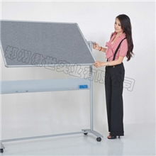 可移动绒布板，支架式双面绒布白板，高档绒布板，180*120CM