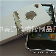 iphone4S支架保护壳iphone4S带支架iphone4S电镀支架保护壳