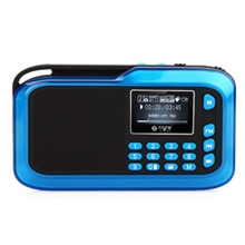 不见不散LV390便携音响插卡收音机迷你小音箱MP3带外放老人播放器