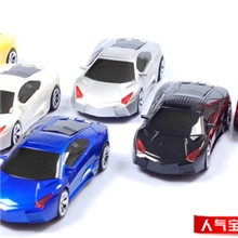 工厂批发兰博基尼小音箱车模插卡音响可收音汽车音箱玩具音箱