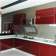 橱柜厂家专业设计整体厨房橱柜小型烤漆橱柜实木整体橱柜