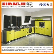橱柜厂家供应低价整体橱柜_简易厨房橱柜实木橱柜_外贸橱柜