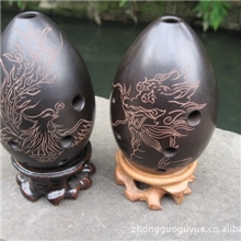 民族乐器，吹奏类乐器，八孔F调演奏陶埙，龙凤呈祥，龙凤埙