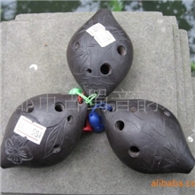 民族乐器，普通6孔印花陶笛，吹奏类乐器，最好学的乐器（竹）