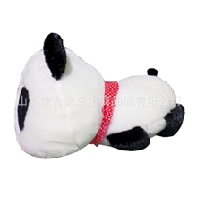 批发供应汽车装饰可爱毛绒玩具熊猫靠垫抱枕抱枕生日礼物
