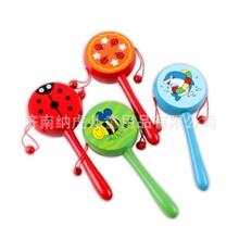 小额混批木质拨浪鼓必备木制拨浪鼓拨浪鼓婴儿玩具随机发货