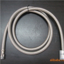 耐高温高压不锈抽拉包塑管/304编织管/卫浴软管/PVC软管