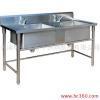 供应瑞成金盛不锈钢双槽池，优质单槽池，洗手池，墩布池，加工