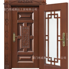 辉煌腾达仿铜复合门双层门防盗门室外门