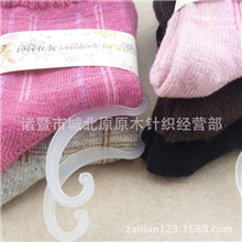 超柔羊绒袜羊毛袜子女秋冬加厚保暖学生袜条纹特价厂家批发