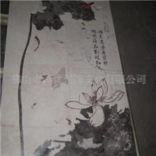 优势性价比供应拼花艺术电视背景墙壁画