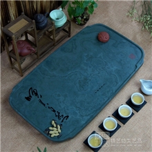 厂家直销松花砚石茶盘福建石头茶盘天然砚石茶盘茶海批发包邮